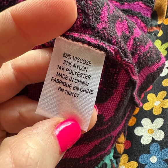 Milly Sleeveless Animal Print Knit Top Womens Size S Maximalist Party Shirt Punk - Picture 6 of 9